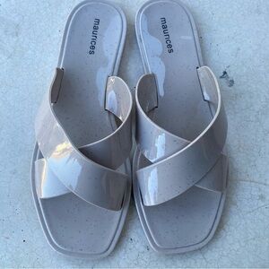 Maurices Paige Speckled Jelly Sandal new no tags size 8